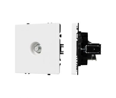 Механизм спутниковой розетки Arlight SCT-NOBE-MST1-SFPL-WH (SAT) (Белый кварц) 054296