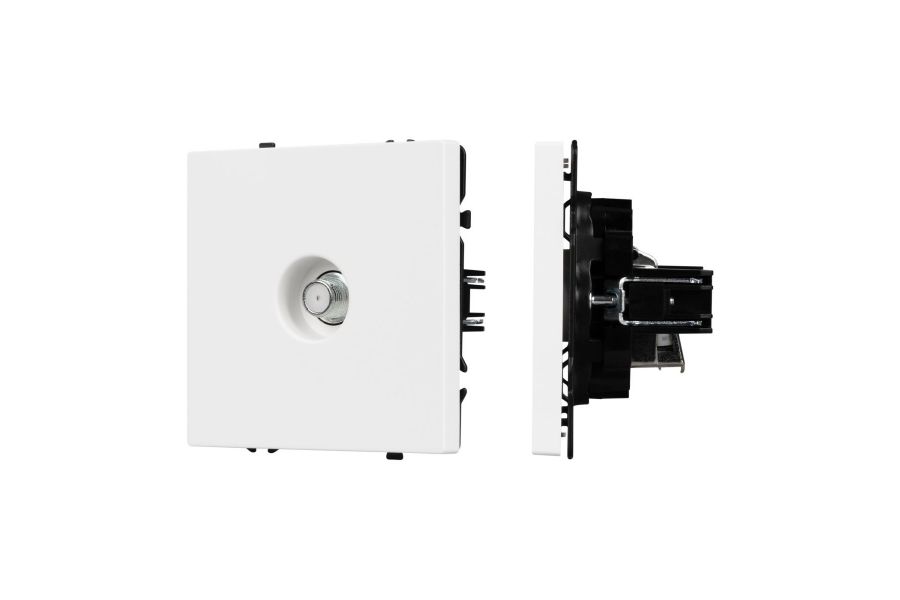 Механизм спутниковой розетки Arlight SCT-NOBE-MST1-SFPL-WH (SAT) (Белый кварц) 054296