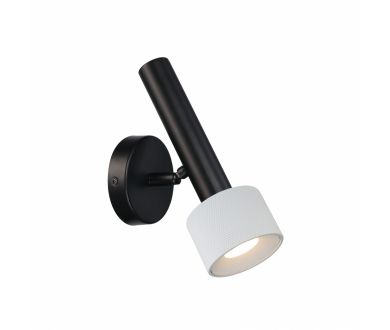 Спот iLedex Delta 2360-1 BK+WH