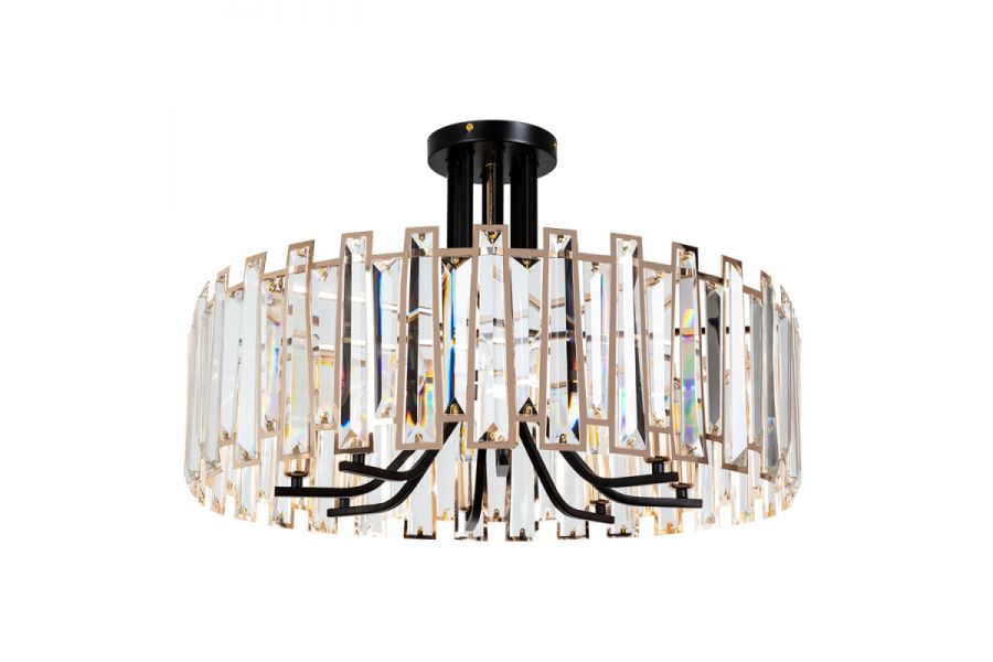 Потолочная люстра Arte Lamp Amber A1028PL-8BK