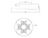 Потолочный светильник Escada Butterfly 10272/8LED