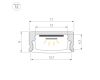 Профиль Arlight LINE-1708-2000 ANOD BROWN DEEP (Алюминий) 065801