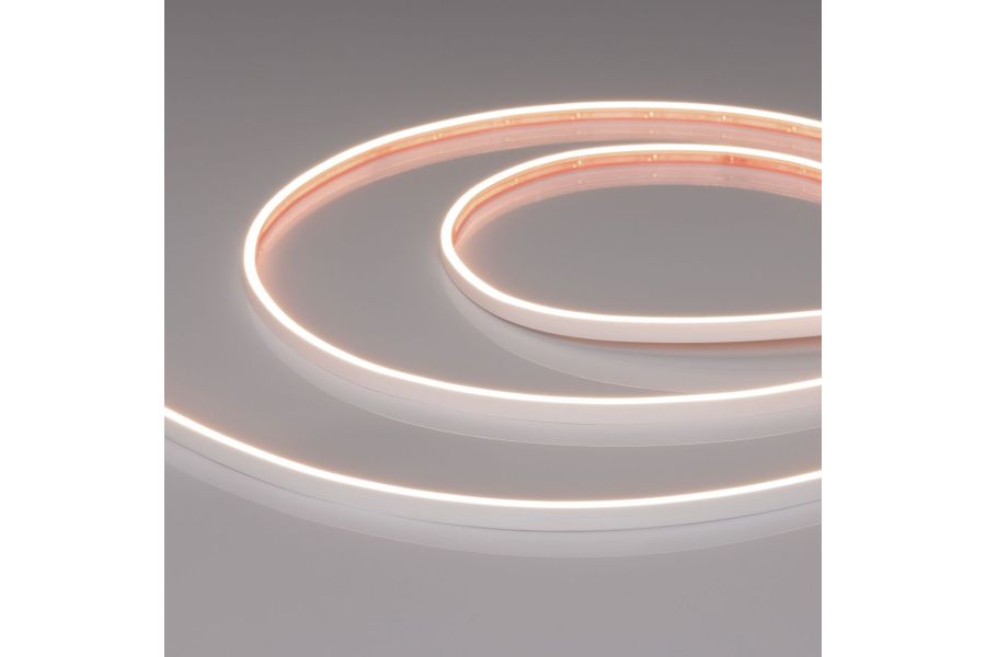 Светодиодная лента герметичная Arlight VELA-M240-2.5x6mm 24V Day4000 (5 W/m, IP65, 5m) 053267