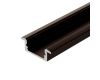 Профиль Arlight LINE-2308-F-2000 ANOD BROWN DEEP (Алюминий) 065811