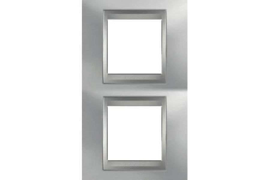 Рамка 2-постовая вертикальная Schneider Electric Unica Top MGU66.004V.038