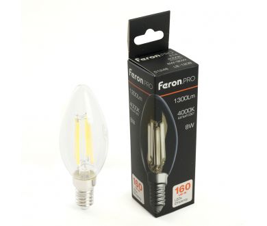 Светодиодная лампа Feron LB-1208 E14 8W 4000K 51248