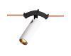 Трековый однофазный светильник Denkirs Belty spot DK5546-BW+BK