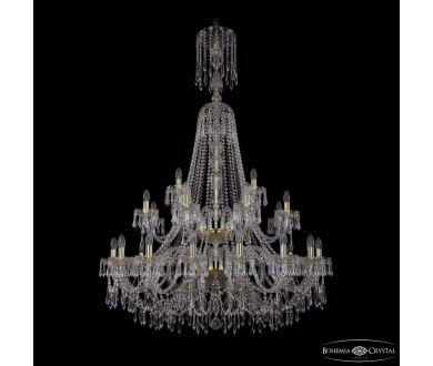 Подвесная люстра Bohemia Ivele Crystal 1403/16+8+4/400/XL-163/2d G