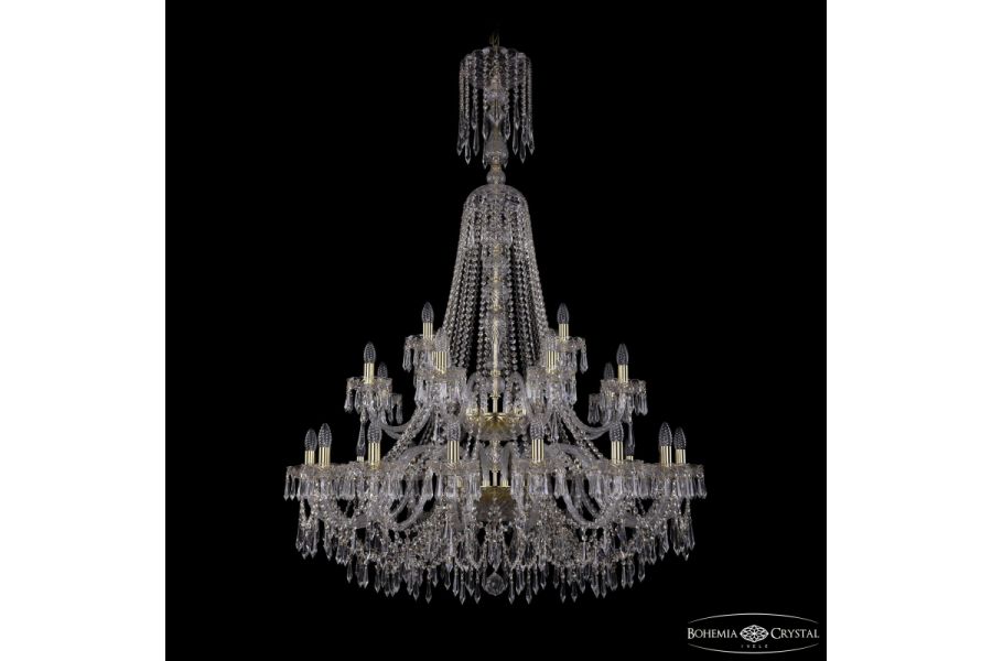 Подвесная люстра Bohemia Ivele Crystal 1403/16+8+4/400/XL-163/2d G
