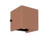 Уличный настенный светильник Arlight LGD-PERAN-WALL-S120x120-6W Warm3000 (Beige red, 0-80 deg, 230V) (IP65 Бетон) 061761