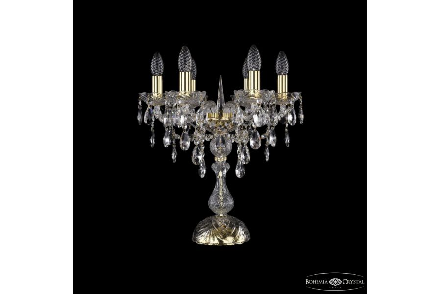 Настольная лампа Bohemia Ivele Crystal 1415L/6/141-47 G
