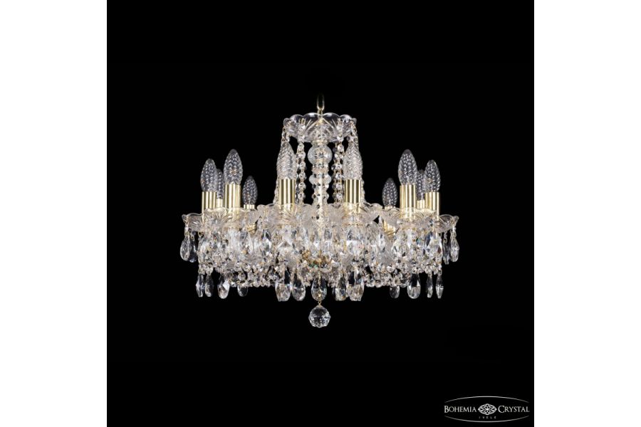 Подвесная люстра Bohemia Ivele Crystal 1402/12/160 G