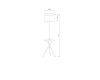 Торшер ARTE Lamp A2070PN-1BK