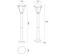 Уличный светильник Arte Lamp Henry A1661PA-1BK