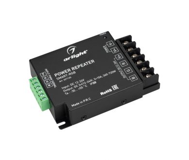 Усилитель Arlight Smart-RGB (12-24V, 3x10A) 027125