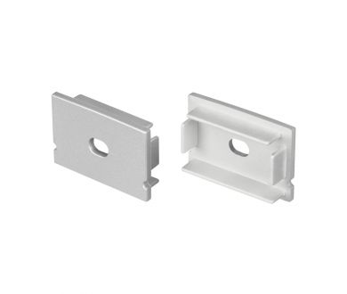 Заглушка Arlight LINE-3020 SILVER с отверстием 057058