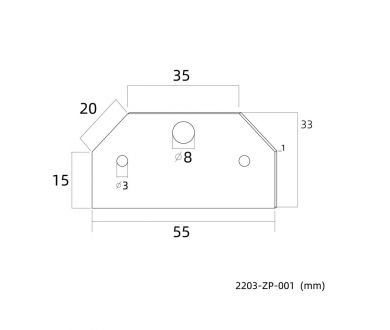 Заглушка для шинопровода Favourite Practica 2203-ZP-001