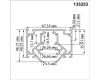 Шинопровод для монтажа в натяжной потолок (гарпунная система) Novotech Shino Flum 135353