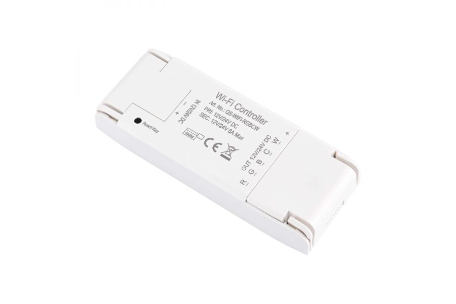 WIFI контроллер RGBCW для светодиодных лент ST Luce Functional 12/24V 8A ST9000.500.01RGBCW