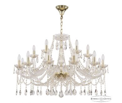 Купить Подвесная люстра Bohemia Ivele Crystal 107/12+6/360 G Подвесная люстра Bohemia Ivele Crystal 107/12+6/360 G