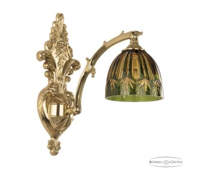 Бра Bohemia Ivele Crystal Verona 7211B15/1/210 G P1 D Amber-Green/H-1I