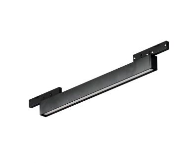 Трековый магнитный светильник Arlight MAG-MICROCOSM-FLAT-L600-16W Warm3000 (BK, 100 deg, 24V) 043273