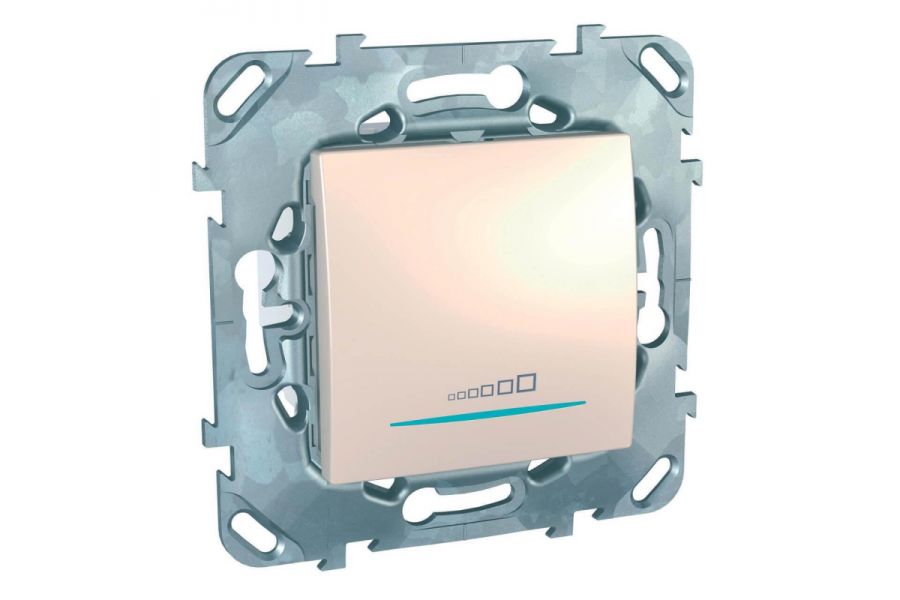 Диммер нажимной универсальный Schneider Electric Unica 20-350W MGU5.515.25ZD