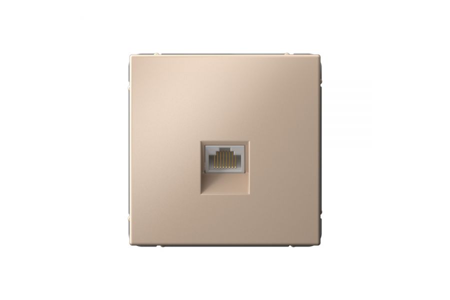 Розетка компьютерная RJ45 Systeme Electric ArtGallery Песочный кат. 5е GAL001283