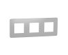 Рамка 3-постовая Schneider Electric Unica New NU280655