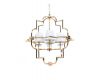 Подвесная люстра Lumina Deco Baltimore LDP 8020-4 GD+WT