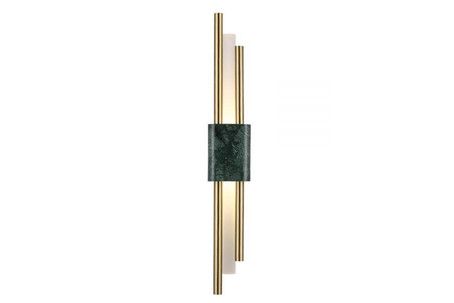Настенный светильник Crystal Lux CARTA AP6W LED GREEN/BRASS