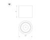 Накладной светильник Arlight SP-DICE-R77-10W Warm3000 (BK, 24 deg, 230V) 046626