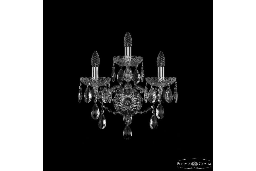 Бра Bohemia Ivele Crystal 1415B/2+1/165/XL Ni