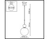 Подвесной светильник Odeon Light Midcent Lolla 6625/1A