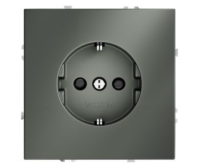 Розетка со шторками Voltum S70 VLS040206 (титан)