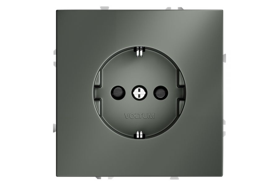 Розетка со шторками Voltum S70 VLS040206 (титан)