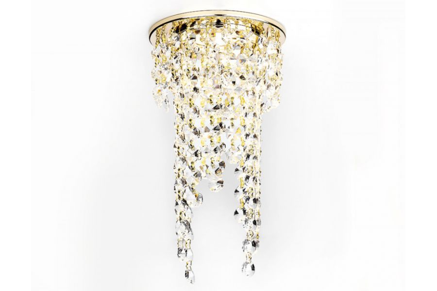 Встраиваемый светильник Ambrella Light K2071 G/CL