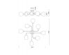 Потолочная люстра Arte Lamp Andrea A8141PL-8BK