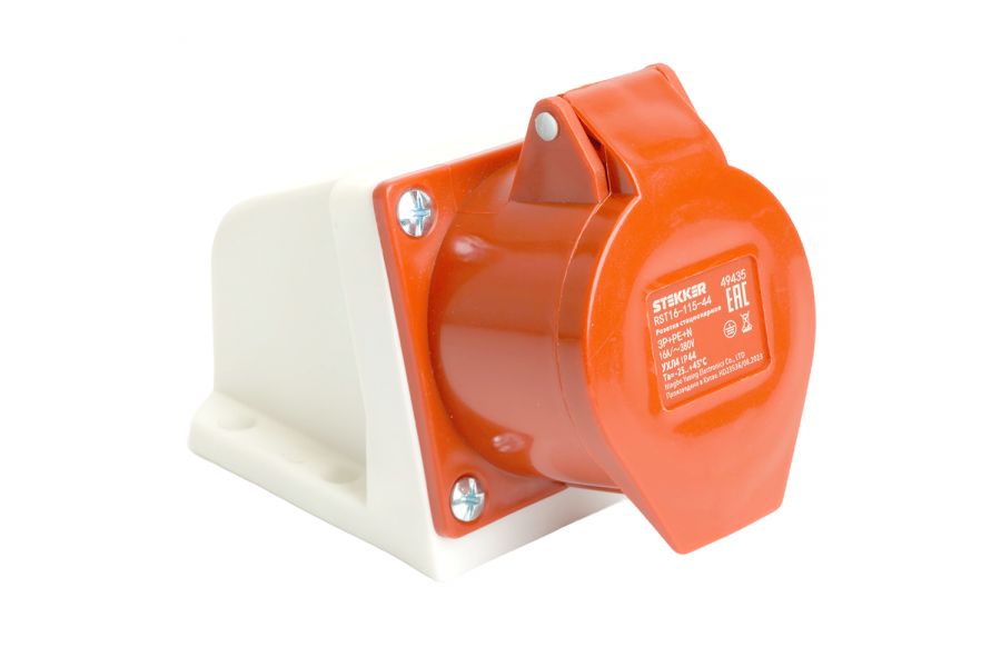 Розетка стационарная Stekker RST16-115-44 49435