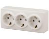Розетка ЭРА Эксперт 3х2P E Schuko 16A 250V 11-2208-02 Б0020701