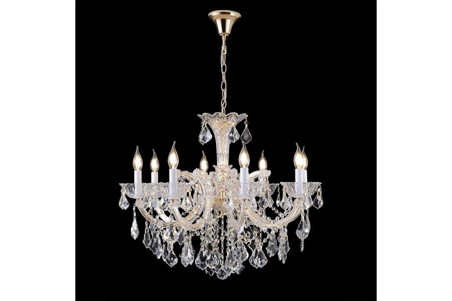 Подвесная люстра Crystal Lux CRISTELLE SP8 GOLD