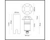 Грунтовый светильник Odeon Light Nature Wald 6662/3GL3