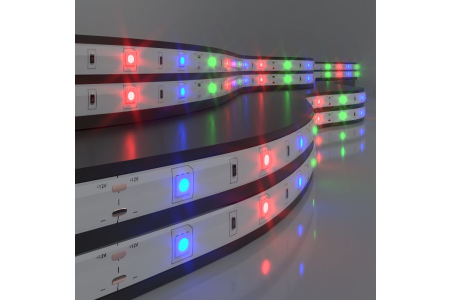 Светодиодная лента Elektrostandard 12V 7,2W 30Led 5050 IP65 RGB, 5м 4690389038457