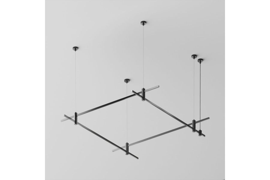 Основание на тросовых подвесах Hang для трековых светильников Maytoni Technical Flarity TFC-Flar-H04-B