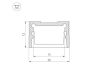 Алюминиевый профиль Arlight SL-Slim20-H13-3000 Anod 036036