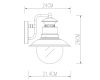 Уличный настенный светильник Arte Lamp Amsterdam A1523AL-1BN