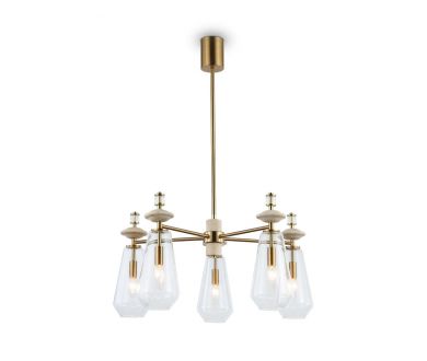 Люстра на штанге Ambrella Light High Light Ceramo Modern LH53305