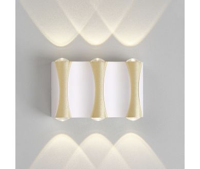 Уличный настенный светильник Crystal Lux CLT 022W3 WH-GO 4000K