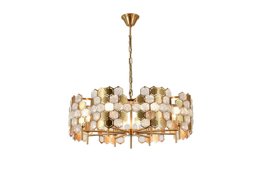 Подвесная люстра Indigo Delizia 12047/8P Brass V000572