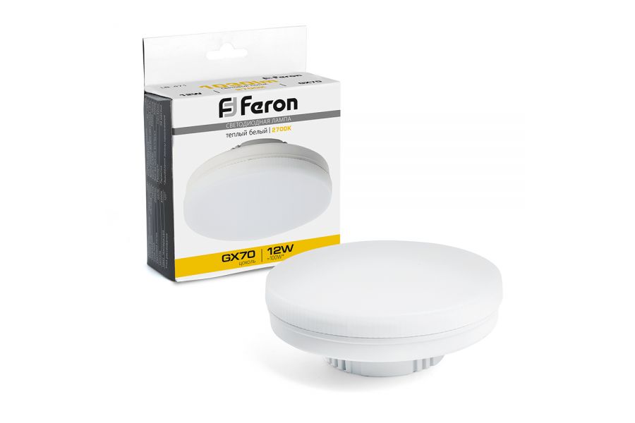 Лампа светодиодная Feron LB-471 GX70 12W 2700K 48300
